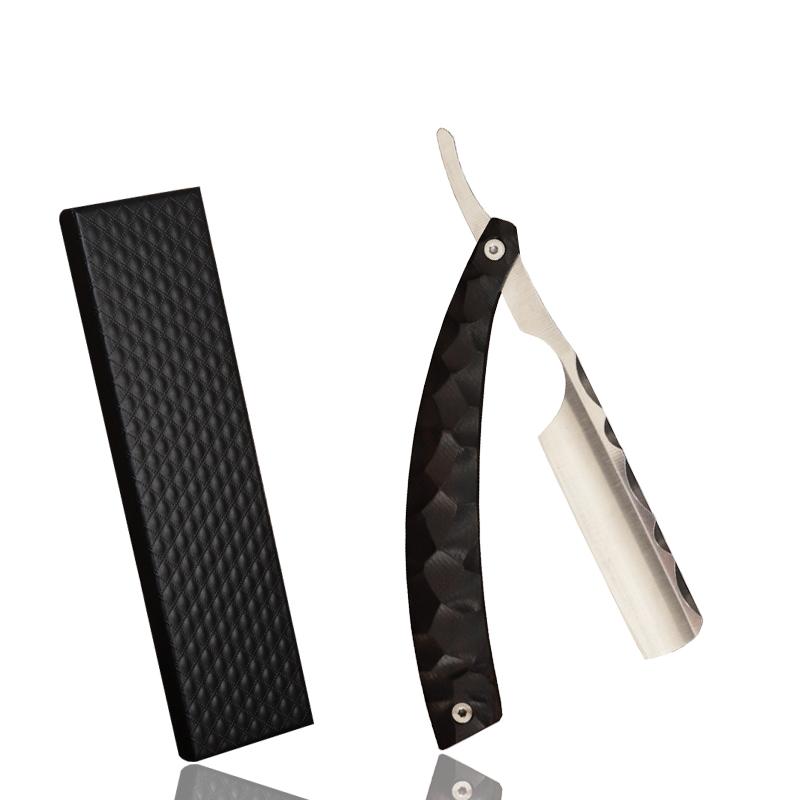 Wood Handle Men ShavingTools Hair Razor Stainless Steel Straight Razor