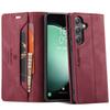 Premium Vintage Leather Wallet Case for Samsung Galaxy S24 FE - Flip Cover with Card Slots, Shockproof Retro Style (4 Colors)