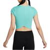 Nike One Fitted Rib Women's Dri-FIT Short-Sleeve Cropped Top FV7875-300