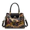 Women's Retro Hollow PU Leather Tote Bag Fashion Hundred Senior Sense Crossbody Bag Retro Satchel Handbag Tote Bag
