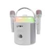 Portable All-in-One RGB Night Light Bluetooth Speaker with Microphone for Family KTV