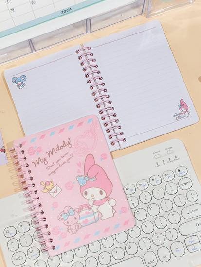 A6 Coil Notebook - Cute Diary with Color Pages for Elementary Students