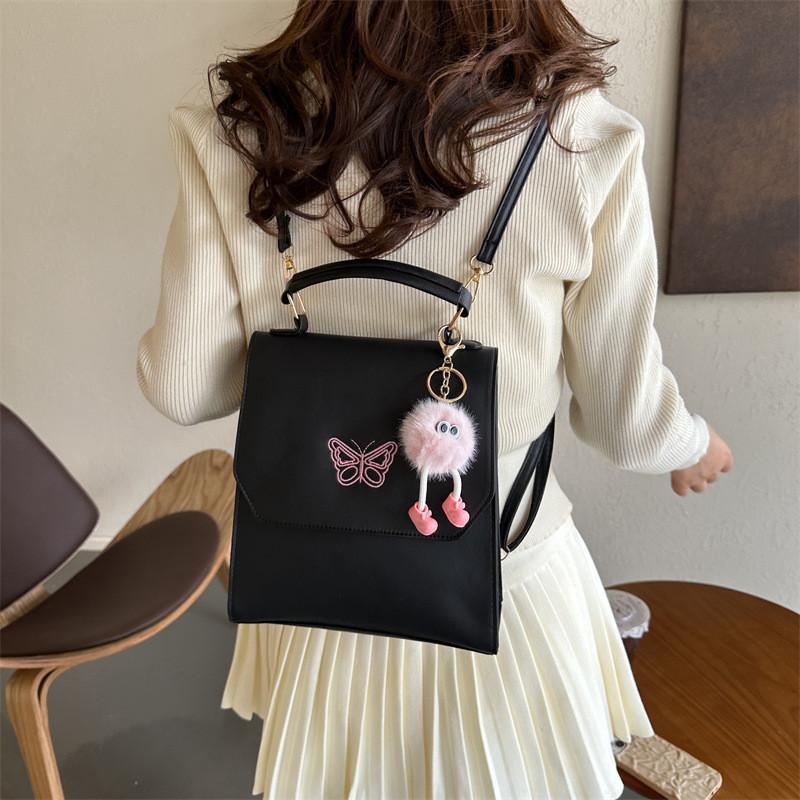 New Arrival Large Capacity Embroidered Butterfly Shoulder Bag For Students