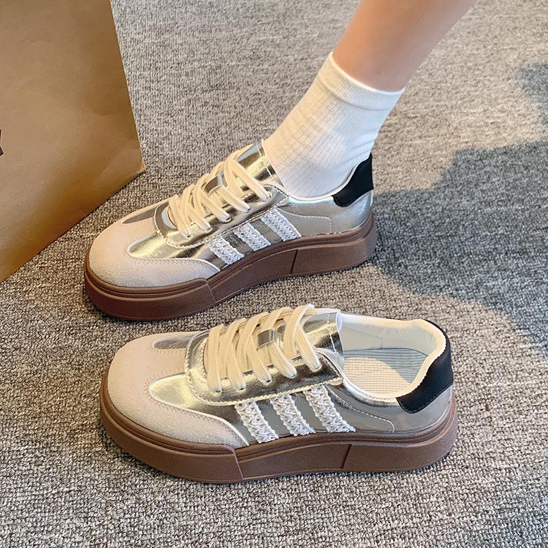 Spring/Autumn Fashion Women Simple Solid Color Casual Shoes New Comfortable Lightweight Board Shoes Sport Shoe