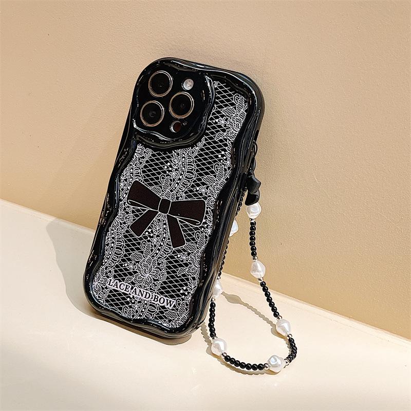 Zhitai Cream Pattern Case for iPhone 12/14 Pro Max/15/16 Pro/XS XR