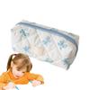 1pc exquisite bowknot single-layer pencil case, bow pattern design storage bag, a must-have for back to school season