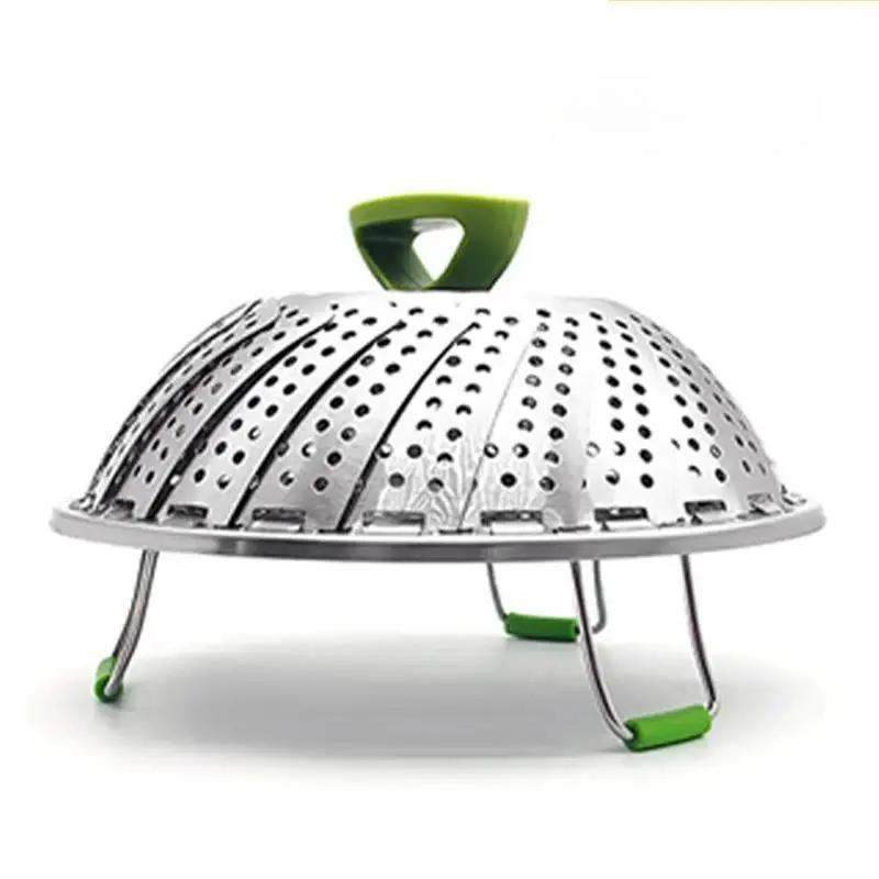 

1pc Stainless Steel Lotus Steamer Tray, Foldable Steamer, Basket Steamer, Cooking Pan, Vegetables and Fruits