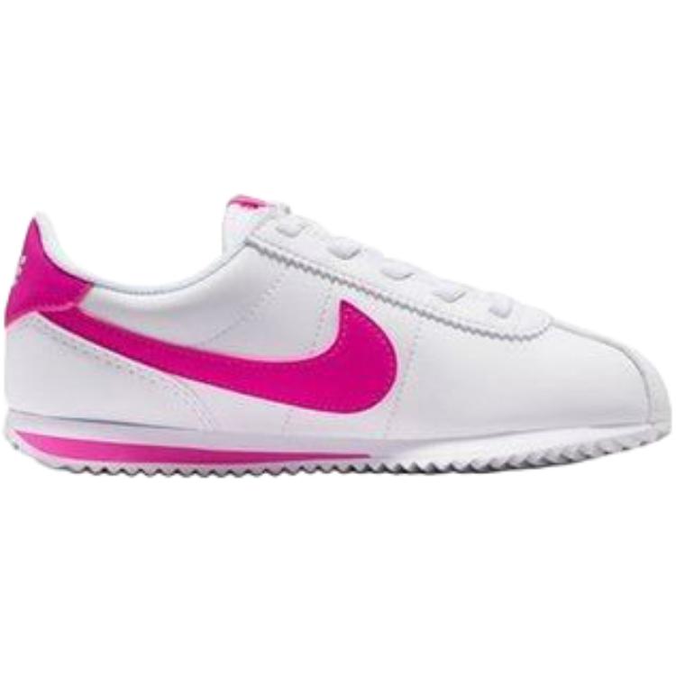 Nike Cortez Easy On Versatile Comfortable Simple Low Top Kids Running Shoes Kids sneaker White Pink IH7656-102