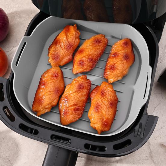 Silicone Air Fryer Liner Reusable Air Fryer Basket Liner Pot