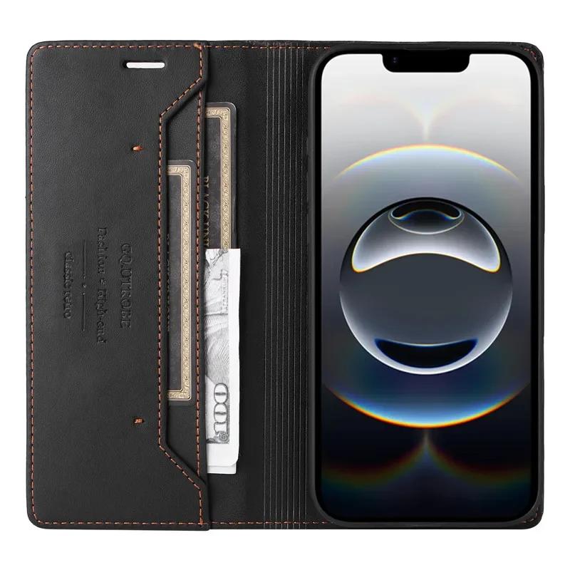 Portafoglio Magnetico Antifurto Custodia in Pelle Per Xiaomi Redmi 13 4G 13C 5G Redmi13 C Redmi13C Tasca Portacarte Custodia a Libro