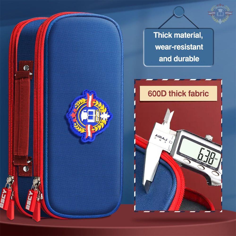 Large Capacity Pencil Case Canvas Stationery Bag Creative Pen Box  Gift