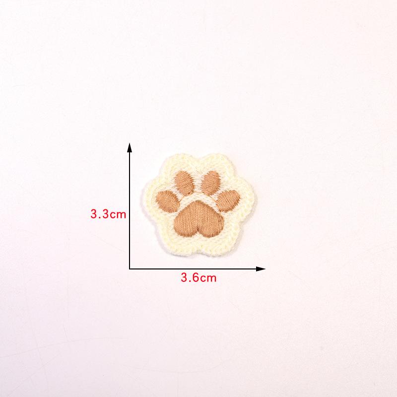 

Поставка одежды украшения одежды аксессуары DIY милые животные когти украшения медвежья лапа вышивка патч ткань наклейка 3 #bear paw medium rice coffee