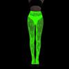 Leuchtende Fischernetzkniestrümpfe Netz Hohl Leuchtende Basis Socken Glänzende Strumpfhosen Strümpfe Damen Sexy Druck Nachtleuchtende Strümpfe