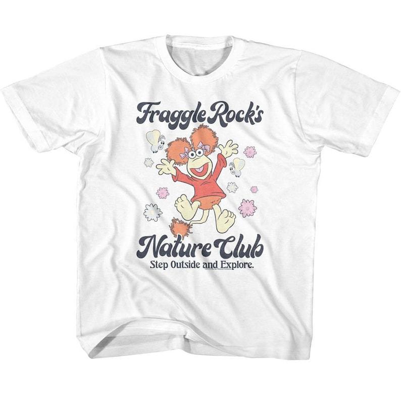 Fraggle Rock Nature Club White Youth T-Shirt 120
