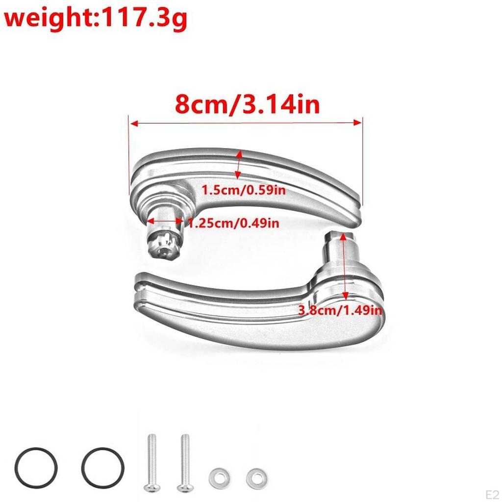 Motorcycle Saddlebag Latch Kit ,Aluminum Alloy ,Replaces, Premium Saddle Bag Handles