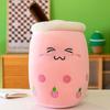 22-70cm Giant Size Bubble Tea Plushies Squishy Milk Tea Boba Pillow Peluche Ice Cream Fruits Juice Drink Bottle Prop Decor Gift