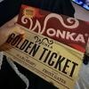 Hot Anime Wonka Charlie Chocolate Golden Ticket Anime Gold Voucher Brooch Pin Badges Metal Pins Bookmark Collection Holiday Gift