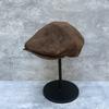 Top Goods Forward Hat, Women'S Autumn Flocking Cloth, Wearing A Beret Upside Down To Show Their Face, Small Retro Temperament Newsboy Hat