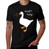 Honk Honk Goose Baseball Sleeve Tshirt Simple Line Art Print Tee