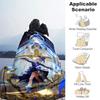 1pc Blanket Genshin Impact Furina Print Design, Lightweight Blanket for Sofa, Bed- Soft &Warm, Gift for All Seasons like Christmas, Halloween