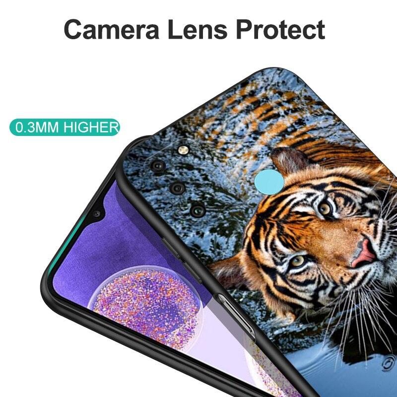 For HONOR 9A Case 6.3" Soft Silicon Phone Cover On Huawei Honor 9A 9 A MOA-LX9N Funda Black Tpu Case Lion Wolf Tiger Dragon