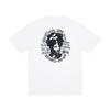 Camiseta de Algodón Unisex de Corte Holgado con Estampado de Letras Camiseta Casual de Manga Corta para Adolescentes y Adultos