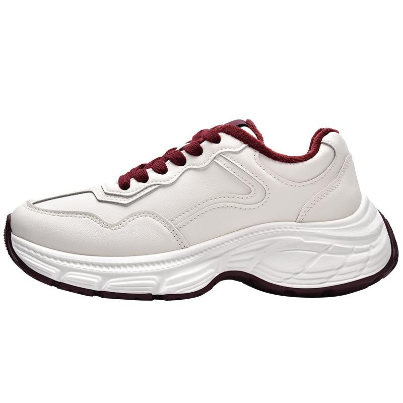 Winter New Retro Velvet Dad Shoes Women's Platform Sneakers 15911