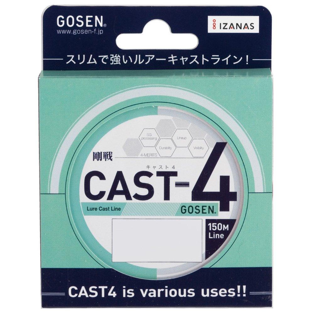 

GOSEN PE Line Cast 4 150m 10lb Coral Orange GL41504 No. 0.4 (4.5kg)