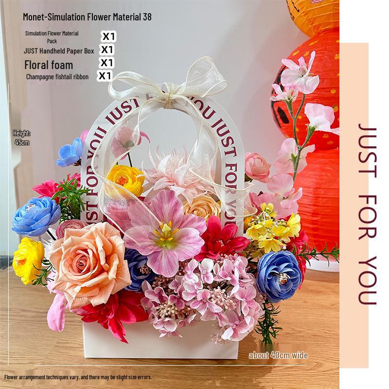 Romantic Wedding Aisle & Table Flower Arrangement: Floral Art Bouquet and Ornaments