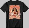 Disney Princess Moana Short Sleeve W/B Men / Women T Shirt YZ151