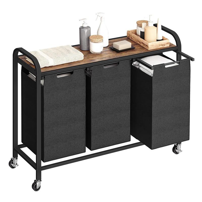 Multipurpose Laundry Basket Large Laundry Hamper Dirty Clothes Baskets with Wheels Multifunction Organizers Bathroom Storage