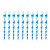 10Pack Rotating Bird Deterrents Spirals Reflective Wind Chime Garden Decors Visual Scare Tool for Patios Backyard Use