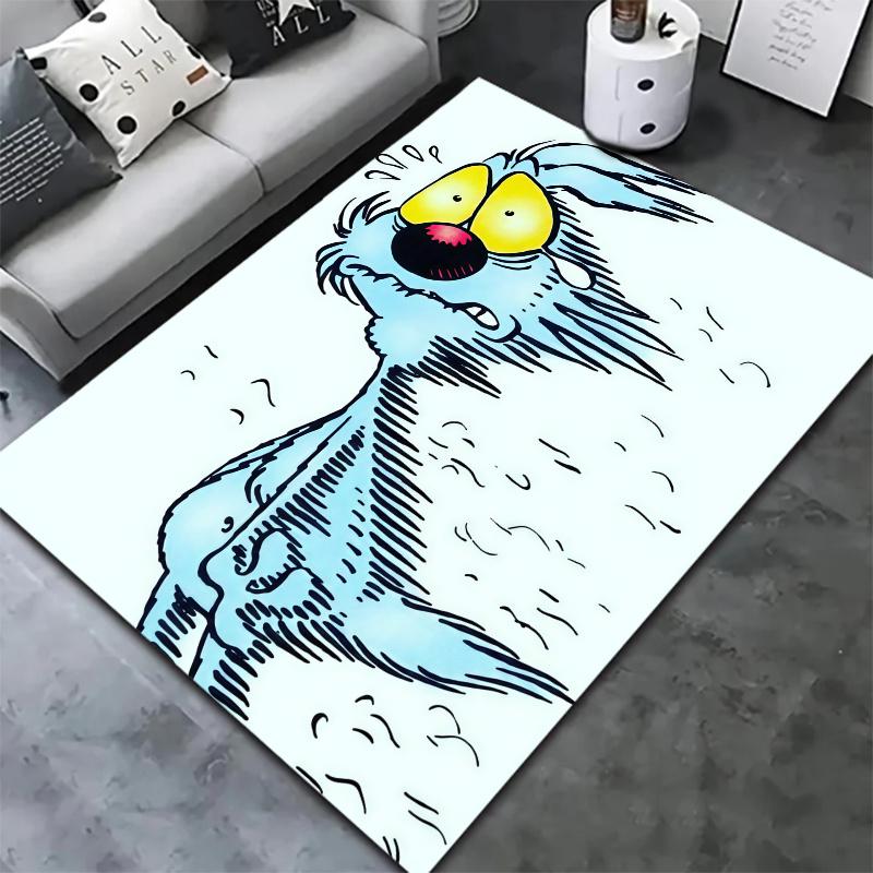 Lupo Alberto Carpet Rug for Living Room Bedroom Home Sofa Decoration,Kids play Nonslip Floor Mat