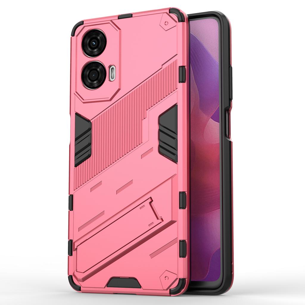 For Motorola Moto G24 4G Case PC+TPU Shockproof Phone Cover with Kickstand