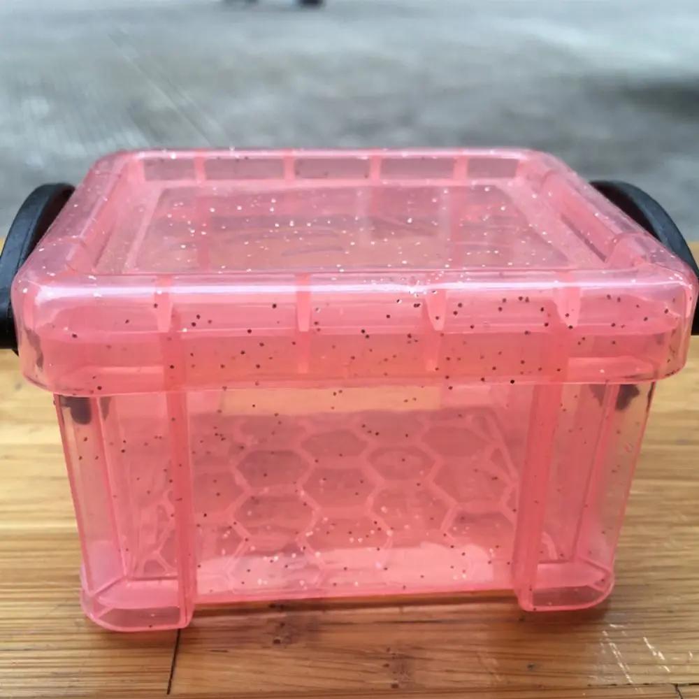 Candy Color Buckle Storage Box Desktop Sundries Organizer Cute Mini Jewelry Organizer Box Hair Clips Container