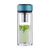 WANXIANG Double-Layer Glass Sport and Tea Infuser Bottle