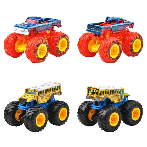 Hot Wheels Monster Truck 1:64 Assorted Vehicle Toys, Mini Cars, 8-Car Box, Ages 3+, Multi-Purpose, 983J-FYJ44
