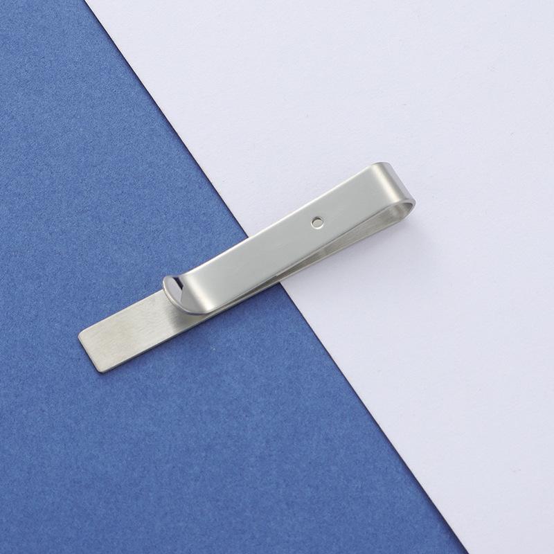 

Stainless Steel Tie Clip & Money Bookmark
