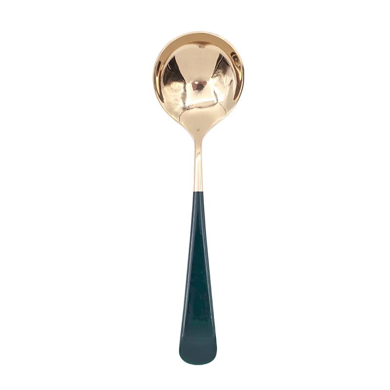 304 stainless steel spoon Douyin Internet celebrity spoon meal spoon creative spoon dessert eating Nordic