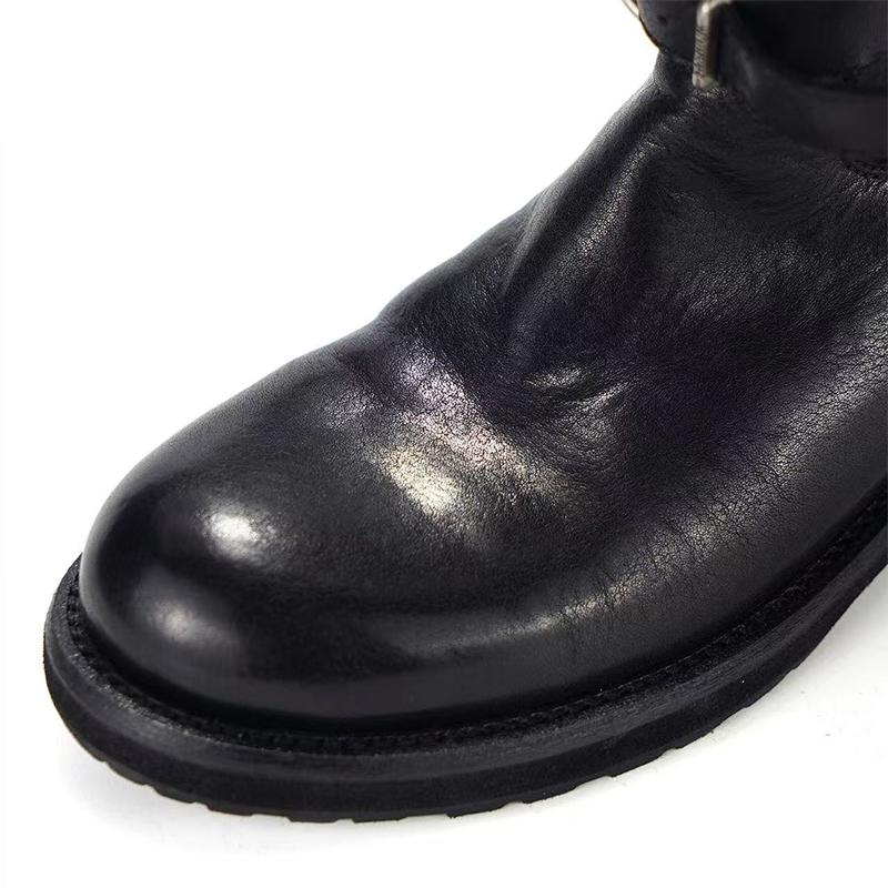 Designer Flats Winter Boots Women'S Ankle Fashion Shoes For Woman Snow Chelsea Boots Trend Dress New Gothic Ladies Boots