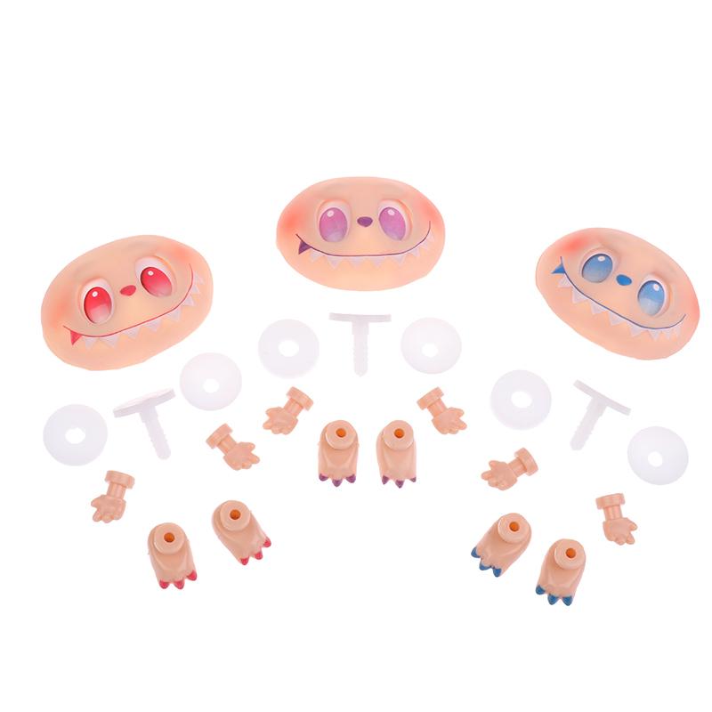 Labubu Vinyl Face 3Rd Big Into Energy Id Hand Foot Doll Accessories Facial Accessories Diy Blind Box Handmade Switching Emotions