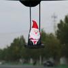 Cute Santa Claus Decoration Car Hanging Ornaments Auto Rearview Mirror Pendant Swinging Automobile Interior Styling Accessories