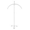 26in LED Floor Light Kit Color Temperature Brightness Adjustable Half Moon Lamp with Stand for Beauty Facial Care Video
