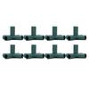 8PCS Plant Support Joint 5 Way Garden Stake Joint Plastic Plant Stake Connector for Greenhouse