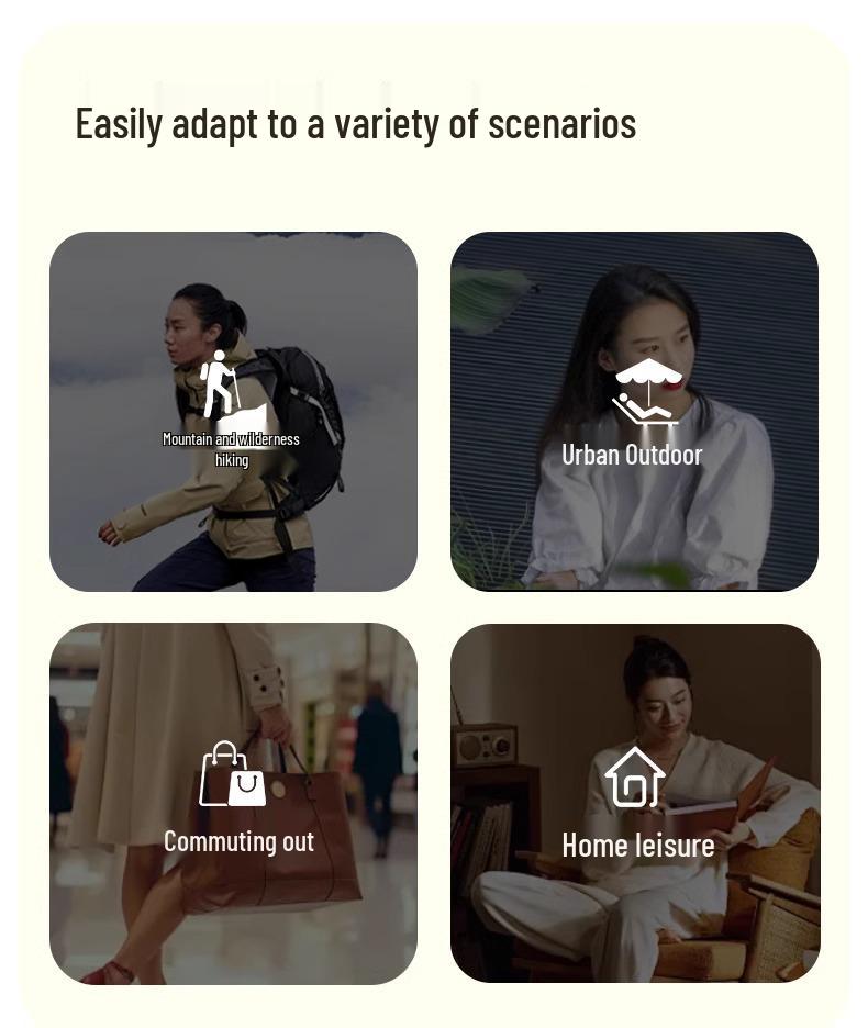 Women's 2025 Spring High-Waist White Wide-Leg Cargo Joggers