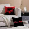 National Patriotic Symbol AAlbanians Flag Cushion Cover Pillowcase Short Plush Invisible zipper Room Sofa Cushion Cover