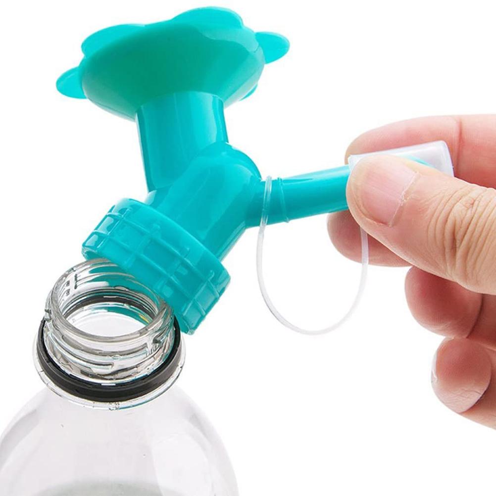 Dual Head Bottle Watering Spout Plastic Bottle Converter for Watering Plants or Flowers