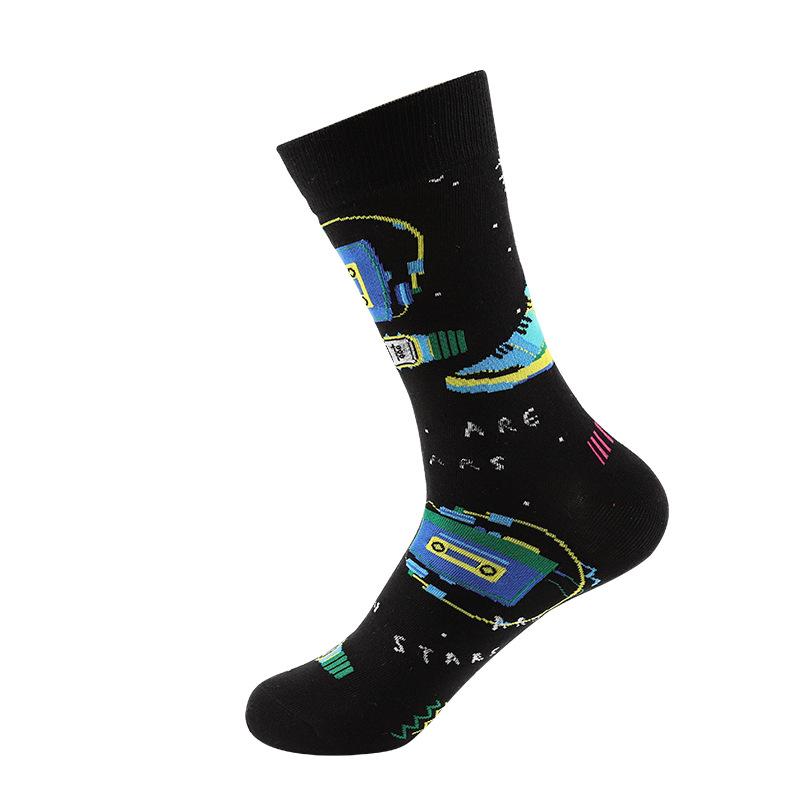 Women's Autumn and Winter Personality Street Tube Cotton Socks