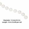White Imitation Pearl Garland Beige String Beads Artificial Pearl Bead Chain  DIY Crafts