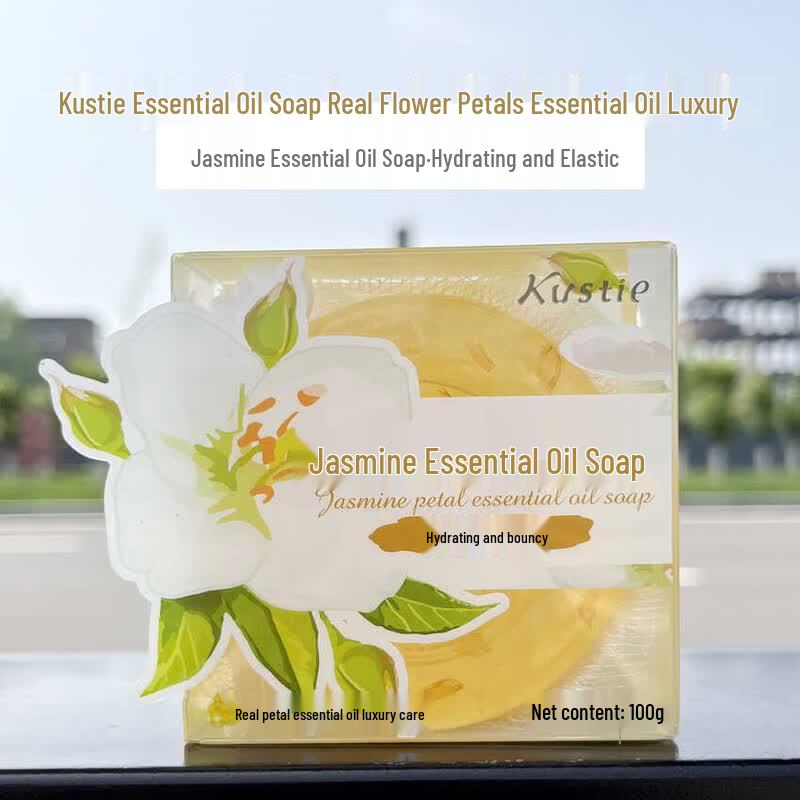 Kustie Jasmine Petal Essential Oil Soap